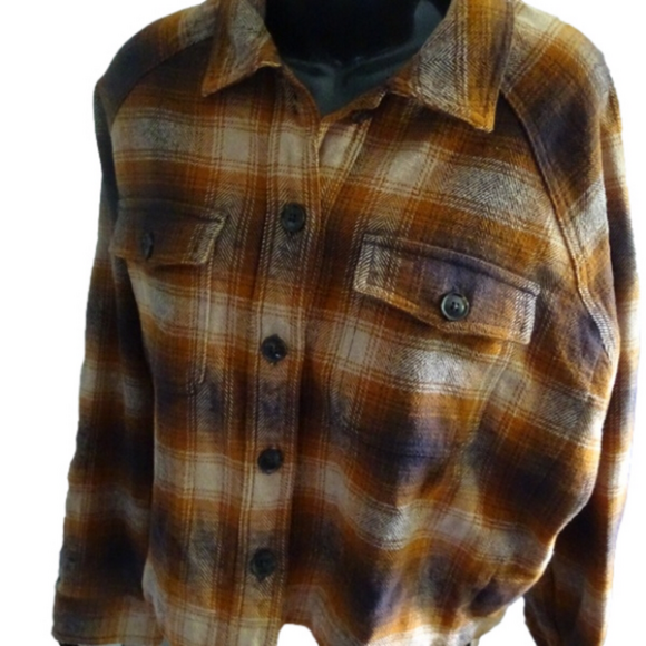 NWT MADEWELL SADDLE BROWN 100% COTTON JACKET - Picture 1 of 1